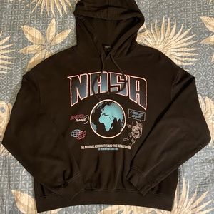 H&M medium black NASA hoodie